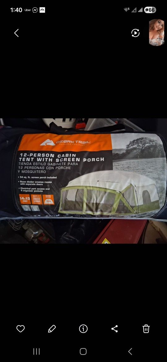 Ozark 12 Person Tent With Screened In Porch