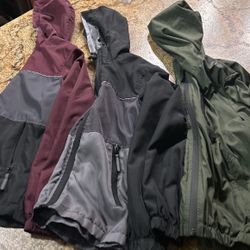 Windbreaker Zip Up Hoodies
