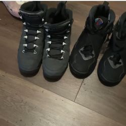 Jordan 8 and 9 size 6y both for 100$