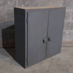 Rustic Locking 31×32×10 Keyed Antique Wall Cabinet Medicine Utility Laundry