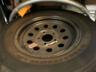 205/75R15 Trailer Tires on 5 lug wheels