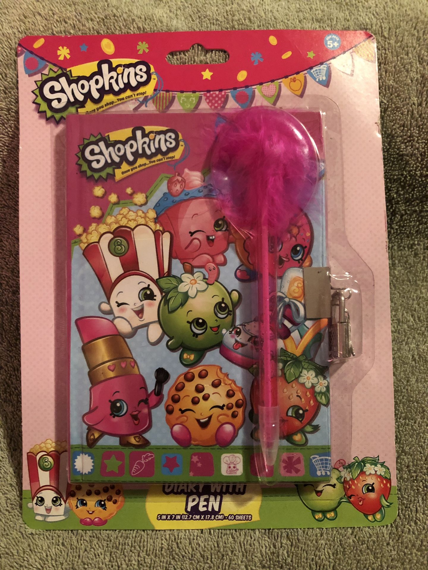 Shopkins Diary with pen