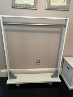 Kids White Costume Rack
