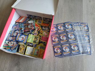 Huge box of Pokémon etc trading cards