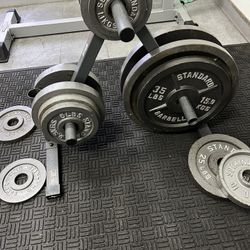 Standard Olympic Set With Rack