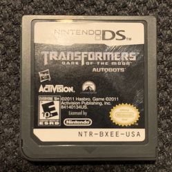 Nintendo Ds Transformers Dark of the Moon Autobots 