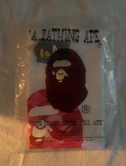 A BATHING APE  PINK CAMO TEE