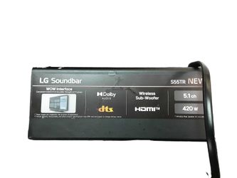 Lg S55tr Black Home Sound Bar Speaker