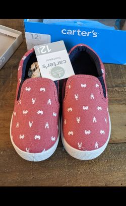 NEW! Carter's Kids Canvas Slip-on Shoes