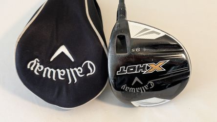 RH USED CALLAWAY X HOT  HYPER SPEED FACE DRIVER ADJUSTABLE 9.5 PRO MATRIX PROTO RED TIE OC DESIGN R. FLEX GRAPHITE SHAFT W/ LAMKIN GRIP Including a Dr