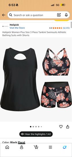 3pc swim set