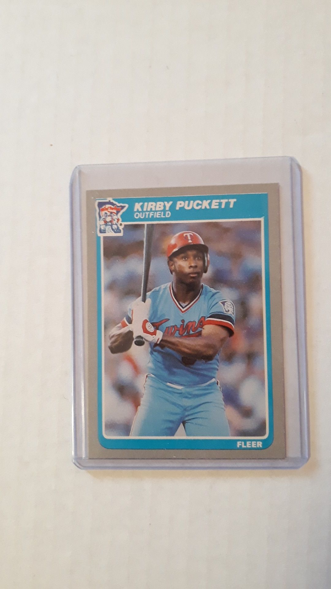 1985 Fleer Kirby Puckett RC.
