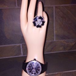 Guess Watch & Lia Sophia Ring