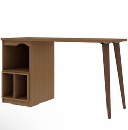 Home Office Desk, Maple Finish
