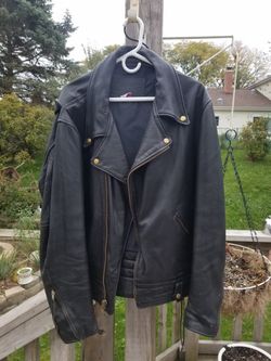 BRANDED GARMENTS VINTAGE HEAVY LEATHER JACKET