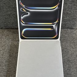 NEW/Open Box iPad Pro 13” M4 2TB Cellular—1 Year Apple Warranty, Unused, See Pics! Silver, MINT!