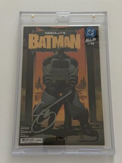 Absolute Batman #1 First Print Cover A – SIGNED by Scott Snyder – COA