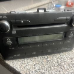 2011 Toyota Corolla Radio 