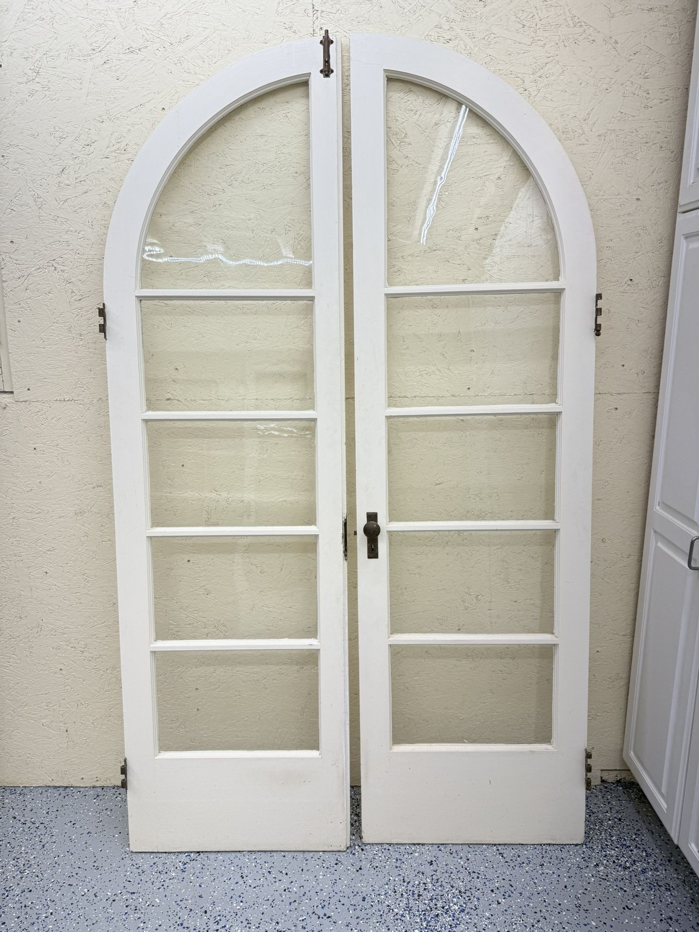 Vintage Arched French Doors (Matching Pair)
