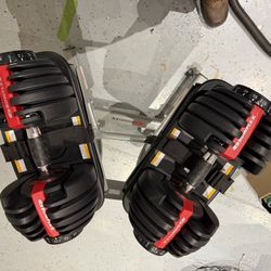 Bowflex SelectTech Dumbbell Adjustable Weights 