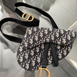 Christian Dior Saddle Oblique belt bag