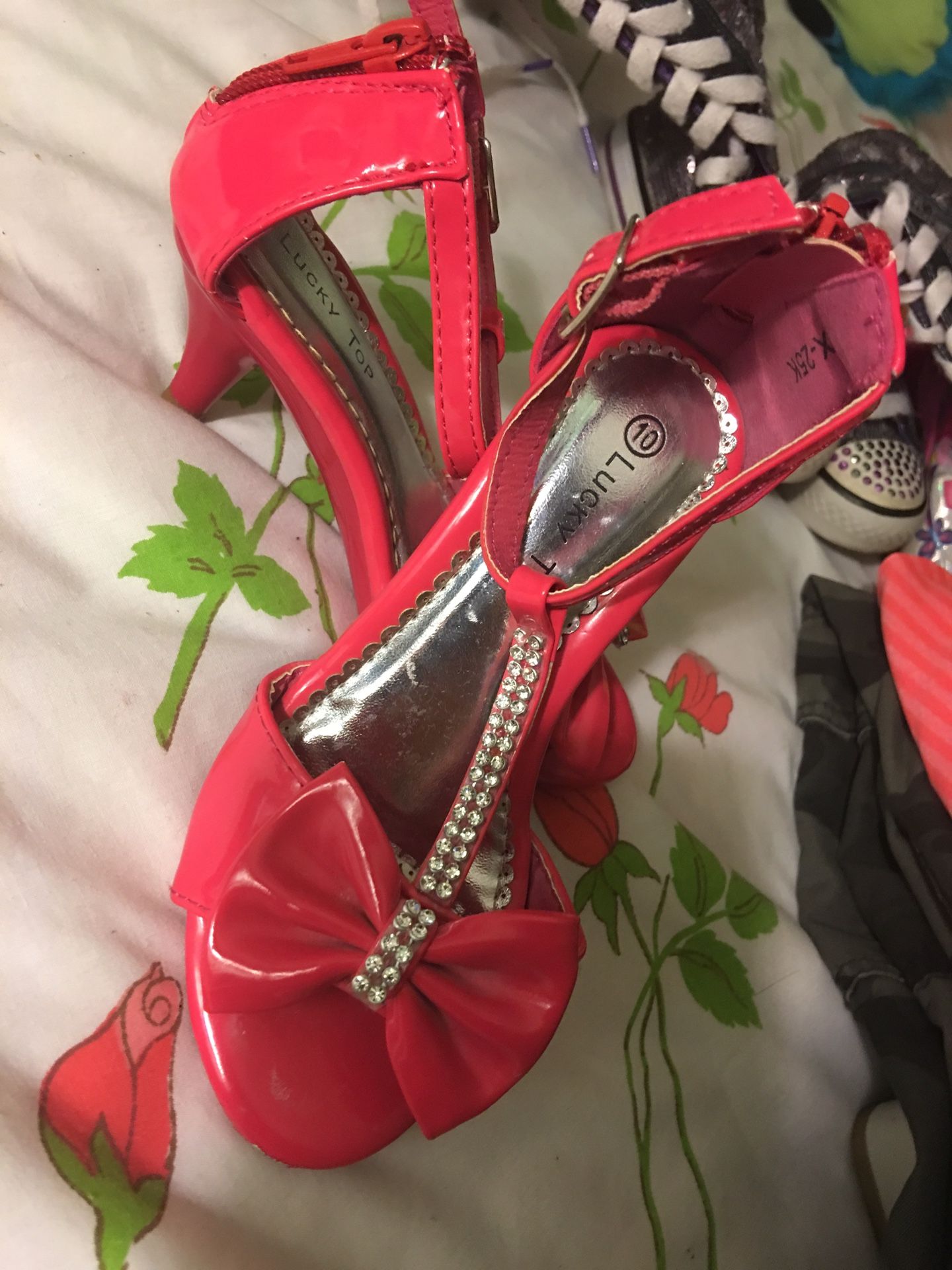 Pink heels