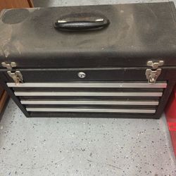4 Tool Boxes With Tools 
