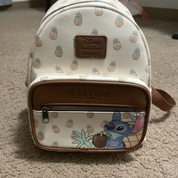 Disney Lounge Fly Lilo & Stitch Pineapple Mini Backpack. 