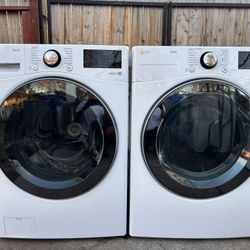 LG electric washer and dryer with free delivery