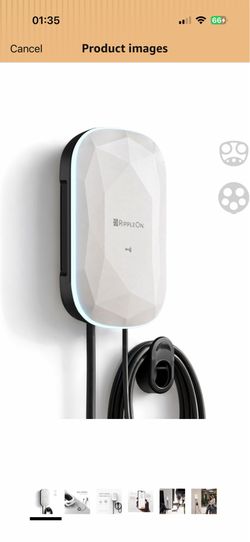 RIPPLEON Level 2 EV Charger - Dual Plug Type Universal Wall Connector Hardwired 11.5Kw - Compatible for All North American EVs - 48Amps 240V Tesla Wal