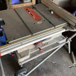 Ridgid Table Saw 