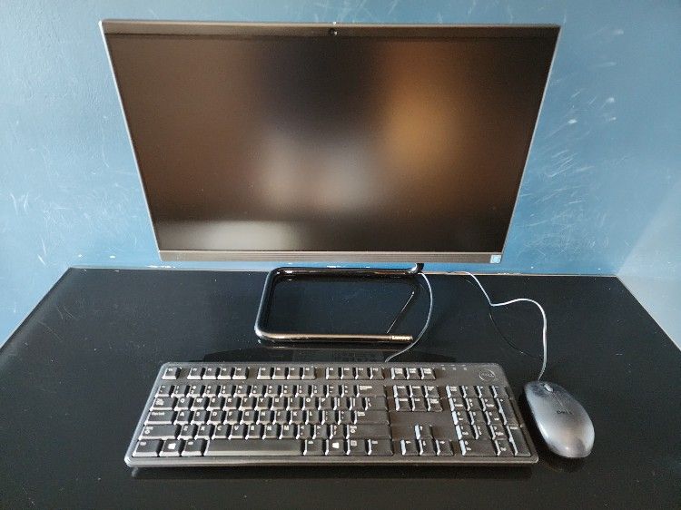 Lenovo ideacentre 22" All in One Computer A340-22IGM intel Pentium Sliver 2GHz 8GB/128GB Win 11 Home With Dell Wired Keyboard and Mouse 