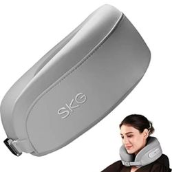 SKG Shiatsu Neck and Back Massager with Heat Rechargeable Cordless Neck Massager