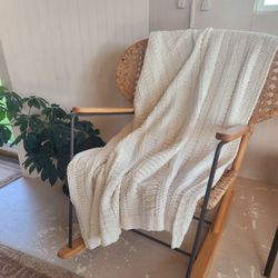 Rocking Chair, Deep Seat Wood Chair