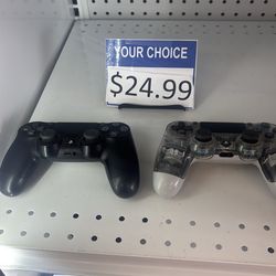 Your Choice PS4 controllers 1 for $24.99 or two for 50