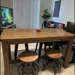 Rustic Wooden Dinning Table / Mesa 