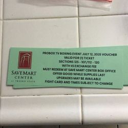 Boxing July 12 Card 