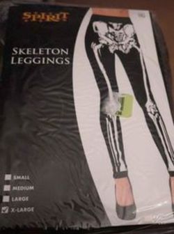 Womens Spirit Halloween Skeleton Costume One Size & XL Thumbnail