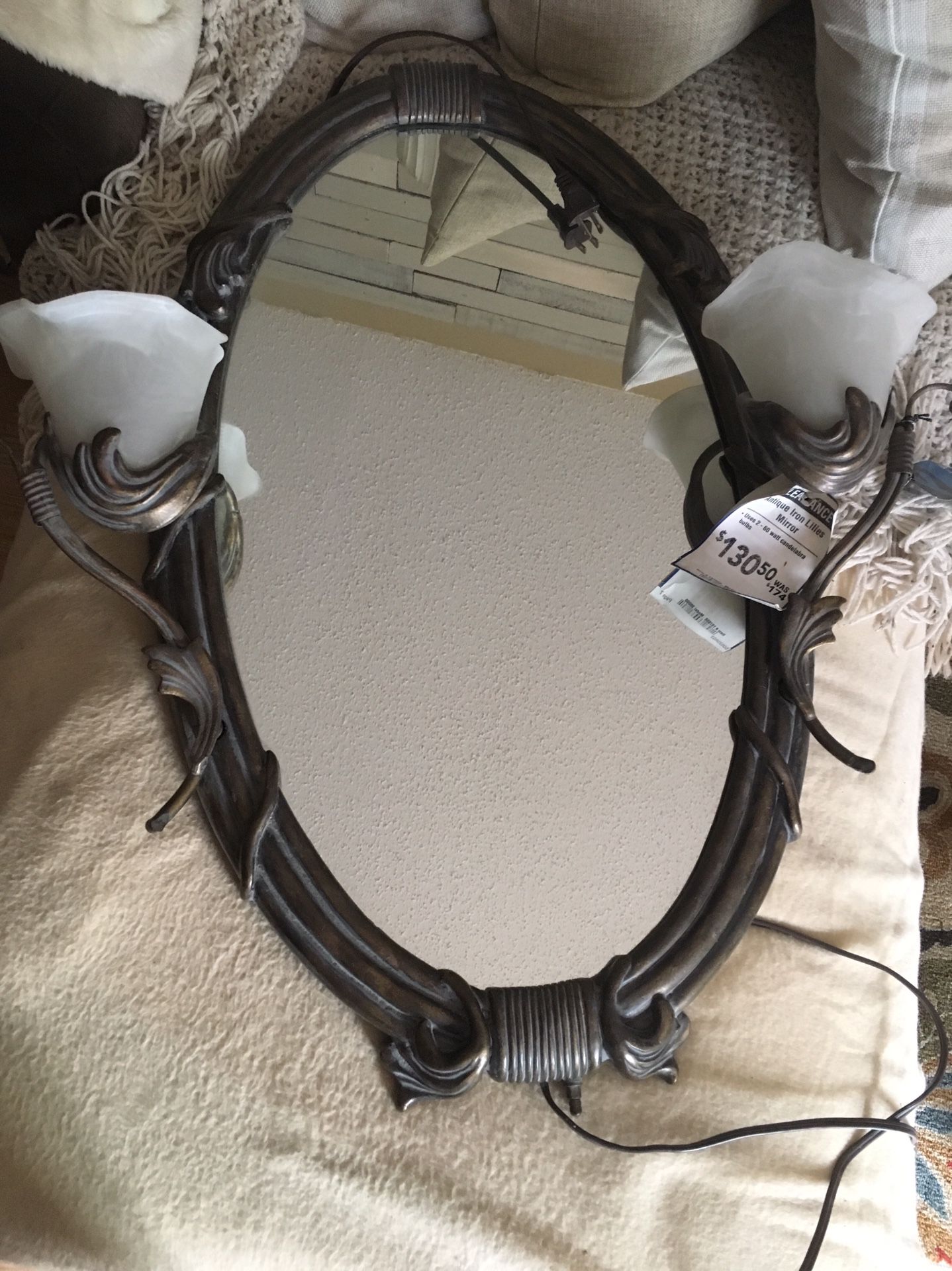 Iron Wall mirror lamp