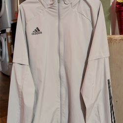 Large grey Adidas jacket