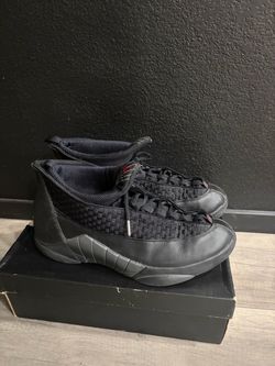 Size 14 - Air Jordan 15 Retro Stealth Black Varsity Red 317111-061 RARE!