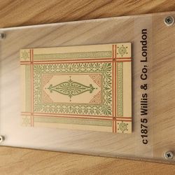 1875 Playing Card Single - Very Rare 