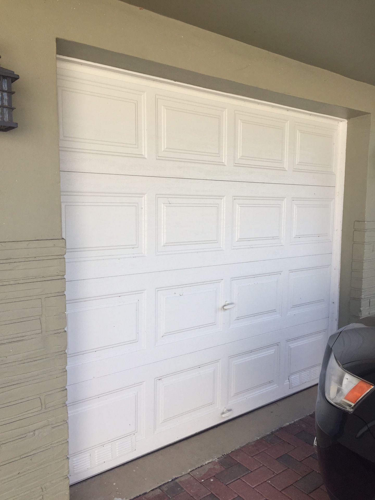Garage door new