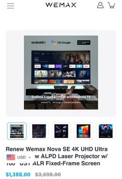 WeMax Nova 4K Projector Screen 
