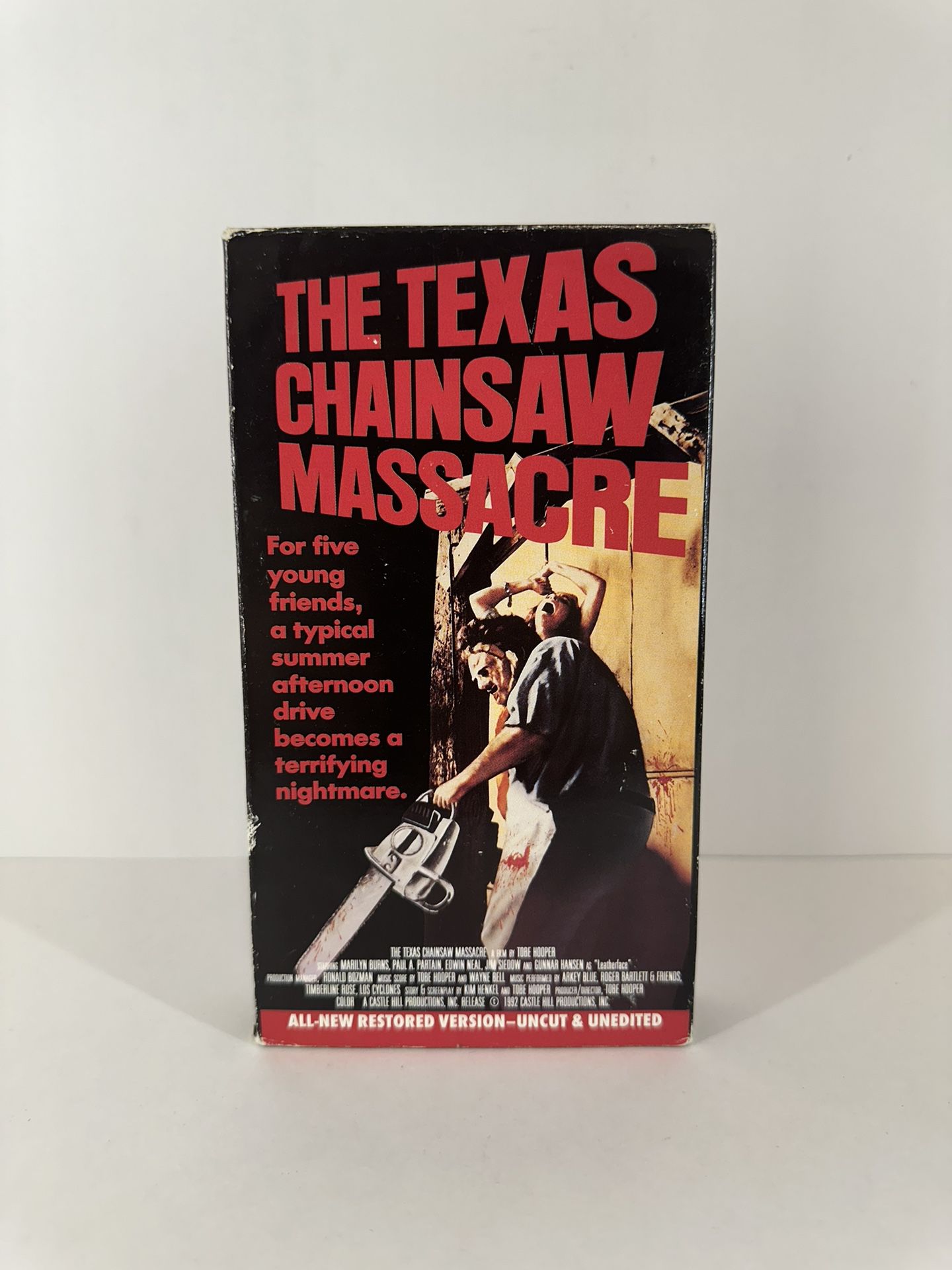 The Texas Chainsaw Massacre (VHS, 1993) Marilyn Burns Tobe Hooper Mpi Home Video