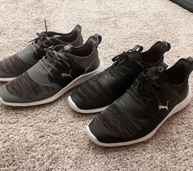 Puma Ignite Black/white and Grey/gold