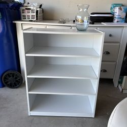 White shelf  