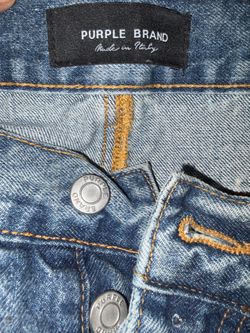 Purple Jeans With Studs (Never Worn )