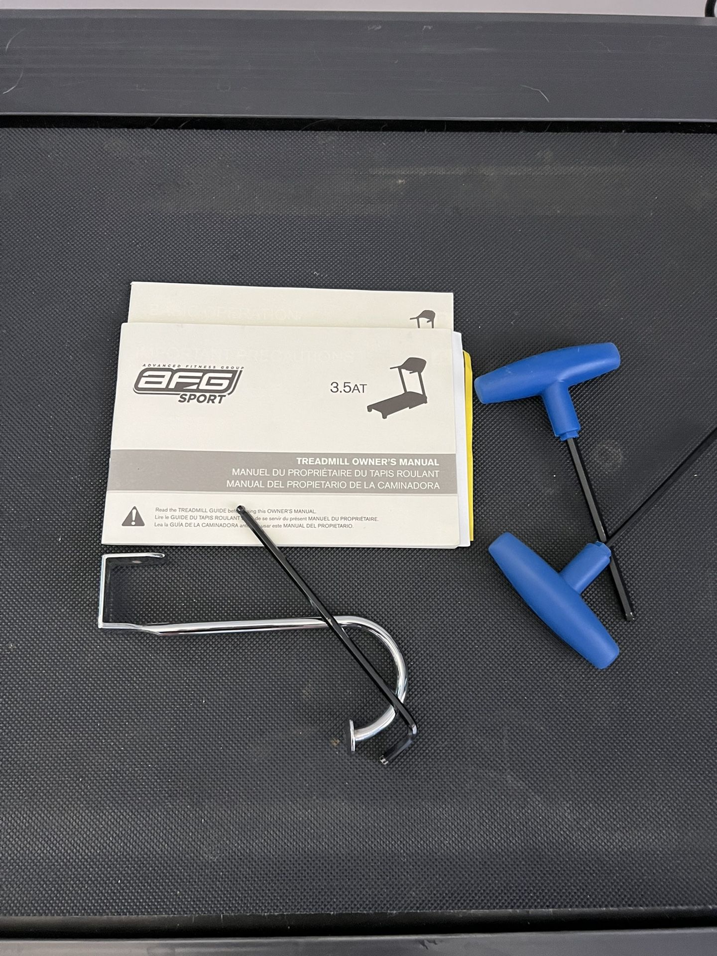 Afg sport treadmill manual sale