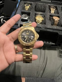 Gold Invicta Watch